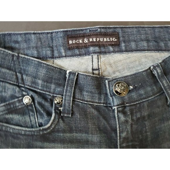 Rock & Republic Jeans Womens Size 26 R Kasandra - Picture 4 of 6